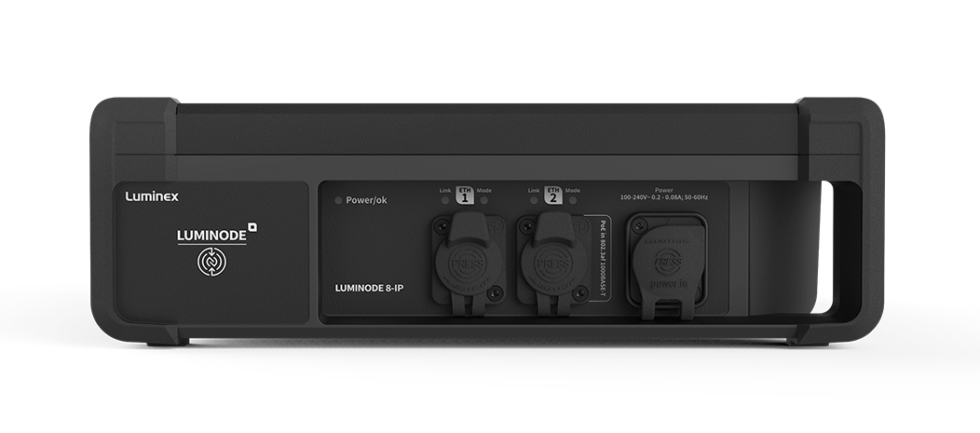 【新品】Luminex LumiNode 8-IP戶(hù)外防水以太網(wǎng)/DMX處理器